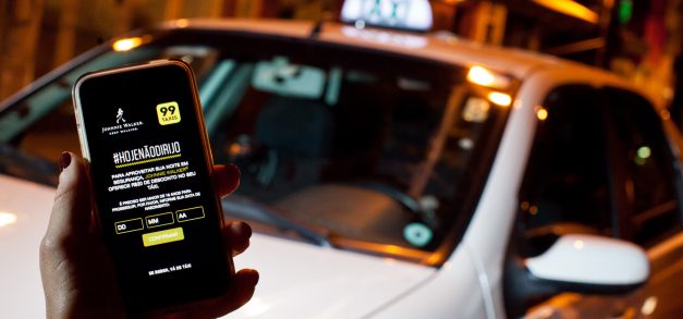 Johnnie Walker e 99Taxis lançam #HojeNãoDirijo